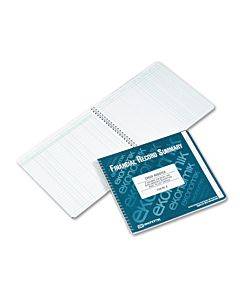 Wirebound Check Register Accounting System, 8 3/4 X 10, 40-page Book
