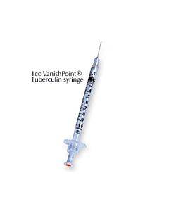 Retractable Tech Vanishpoint Tuberculin Syringe Model: 10161 (100/bx)