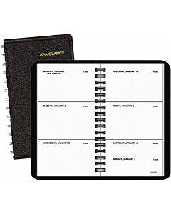 Weekly Planner, 4.5 X 2.5, Black Cover, 12-month (jan To Dec): 2023
