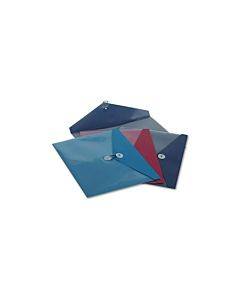 Poly Envelopes, Letter Size, Assorted Colors, 4/pack
