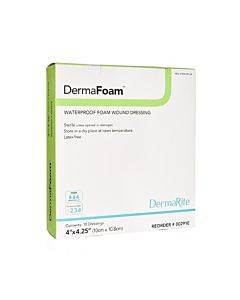 Dermarite Industries Dermafoam Waterproof Foam Dressing Model: 00291e (10/bx)