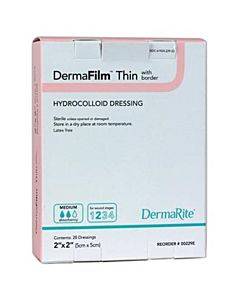 Dermarite Industries Dermafilm Hydrocolloid Thin Wound Dressing Model: 00229e (1/ea)