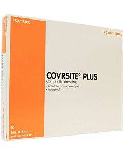 Coversite Plus Waterproof Dressing 6" X 6" Part No. 59715100 (10/box)