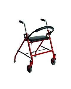 Drive Medical Design Two Wheeled Walker With Seat Model: 1239rd (1/ea)