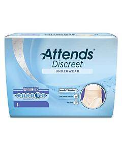 Attends Discreet Underwear, Women's Large Size 16-20 Part No. Aduf30 (18/package)