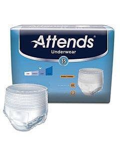 Attends Adult Pull-on Extra Absorbency Protective Underwear X-large 58" - 68" Part No. Ap0740 (14/package)