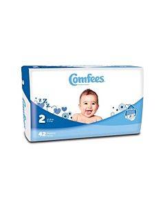 Comfees Baby Diapers - Size 2 Part No. Cmf-2 (42/package)