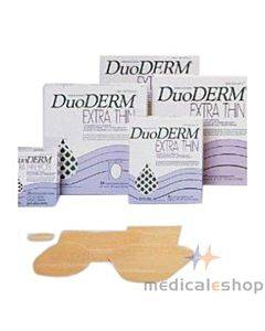 Duoderm Extra Thin Hydrocolloid Dressing 1-3/4" X 1-1/2" Oval Spot Part No. 187932 (20/box)