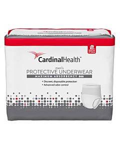 Cardinal Health, Men's Protective Underwear, Sure Care Super, Large/x-large, 45" - 58" Part No. Uwmlxl18 (18/package)