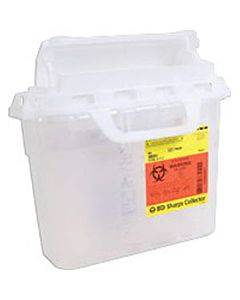 Sharps Container Horizontal Entry, Clear,5.4 Qt Part No. 305551 (1/ea)