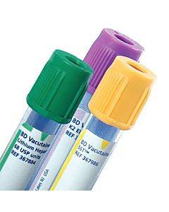 Bd Vacutainer Tube, Gold Bd Hemogard Closure, 13 X 100mm X 5.0ml Part No. 367986 (100/box)