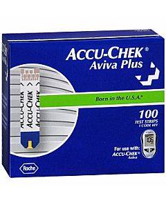 Accu-chek Aviva Plus Test Strip (100 Count) Part No. 06908268001 (100/box)