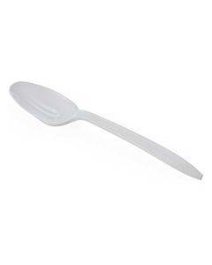 Plastic Teaspoon, White, Bulk Part No. Non042001 (1000/case)