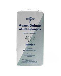 Avant Deluxe Non-sterile Gauze Sponges, 4" X 4", 4-ply Part No. Non26444 (200/package)