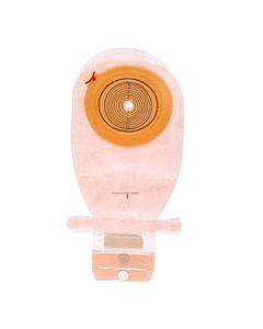 Assura 1-Piece Wide Outlet Drainable Pouch Cut-To-Fit Non-Convex 3/8" - 2-3/4", Transparent (10/Box)