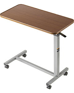 Auto-touch Overbed Table, 30" X 15" X 3/4", 29" To 45" Part No. 6417 (1/ea)