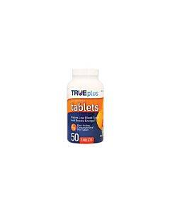 Trueplus Glucose Tablets 50 Count, Orange Part No. P1h01rn50 (50/box)