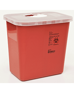 Multi-purpose Sharps Container With Rotor Lid 2 Gallon Part No. 8970 (1/ea)