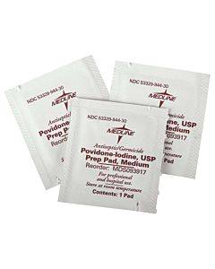 Povidone Iodine 10% Usp, Prep Pad (100 Count) Part No. Mds093917 (100/box)