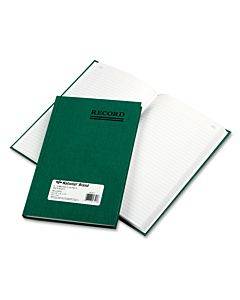 Emerald Series Account Book, Green Cover, 9.63 X 6.25 Sheets, 200 Sheets/book