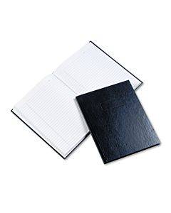 Business Notebook With Self-adhesive Labels, 1 Subject, Medium/college Rule, Blue Cover, 9.25 X 7.25, 192 Sheets