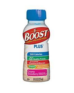 Boost Plus Nutritional Energy Drink 8 Oz., Creamy Strawberry (24/Case)