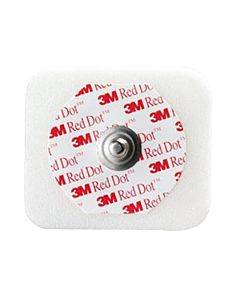Red Dot Monitoring Electrode With Foam Tape And Sticky Gel 4 Cm X 3-1/2 Cm, Radiopaque Part No. 2560 (50/box)