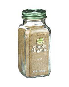 Simply Organic Sage Leaf - Organic - Ground - 1.41 Oz