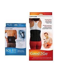 Back Pain Kit With Moist Heat And Cold Therapy Part No. F00650 (1/ea)