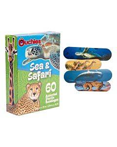 Ouchies Sea And Safari Bandages 60 Ct Part No. Ou-9111-c (60/box)