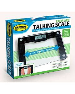 Talking Scale, 15" X 12" X 1" Platform, 550 Lb. Weight Capacity Part No. Jb5824 (1/ea)