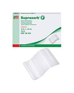 Suprasorb F Transparent Film Dressing, 4" X 10" Part No. 20464 (10/box)