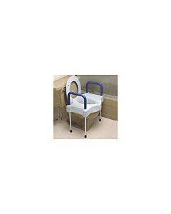 Extra Wide Tall-ette Elevated Toilet Seat With Aluminum Legs Part No. F725881000 (1/ea)