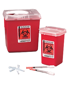 Sharpsafety Autodrop Phlebotomy Container 1 Quart Part No. 8900sa (1/ea)