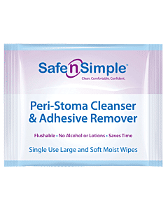 Peri-stoma Adhesive Remover Wipe, 5/package Part No. Sns00505 (5/package)