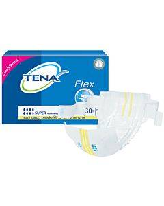 Tena Proskin Flex Super Belted Incontinence Briefs, Size 16, 33" - 50" Waist Part No. 67806 (30/package)