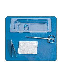 Suture Removal Tray With Metal Littauer Scissors And Plastic Forceps Part No. Mds707555 (50/case)