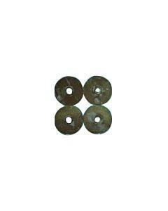 Atlantic Karaya Gum Washers, 2" Out, 3/4" In, 12 Part No. 0312 (12/package)