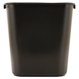 Produktbild von Rubbermaid Commercial Papierkorb 26,6 L – Rechteckig, Schwarz – Für Büro & Zuhause