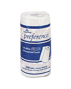 Pacific Blue Select Two-ply Perforated Paper Kitchen Roll Towels, 2-ply, 11 X 8.8, White, 250/roll, 12 Rolls/carton