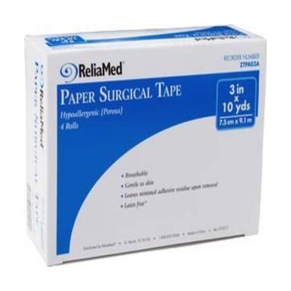 Paper Surgical Tape, Hypoallergenic, Box