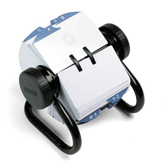 Rolodex Open Rotary Card File Holds 500 2 1 4 X 4 Cards