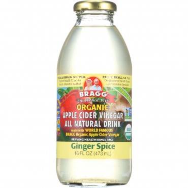 Bragg - Apple Cider Vinegar Drink - Organic - Ginger Spice - 16 Oz - Case Of 12