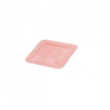 Allevyn gentle border gel adhesive hydrocellular foam dressing, 4" x 4" pad size 3" x 3" part no. 66800270 (10/box)