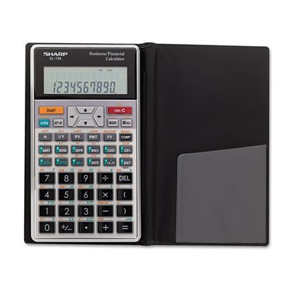 Sharp El738c Financial Calculator, 10Digit Lcd EL738C 1 Each