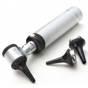 Diagnostic Economy Standard Otoscope, 2.5V German Lamp, 3X Lens, Bayonet Locking Head, Satin Finish Knurled Handle (1/each)