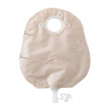 Natura + Urostomy Pouch With Soft Tap, Transparent With 1-sided Comfort Panel, 1 3/4" Part No. 413437 (10/box)